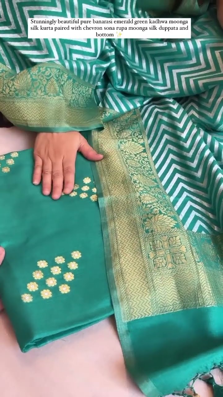 Moonga Silk Suits – Chapaihadlooms